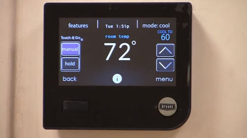 Does Bryant Evolution Thermostat Have A Battery