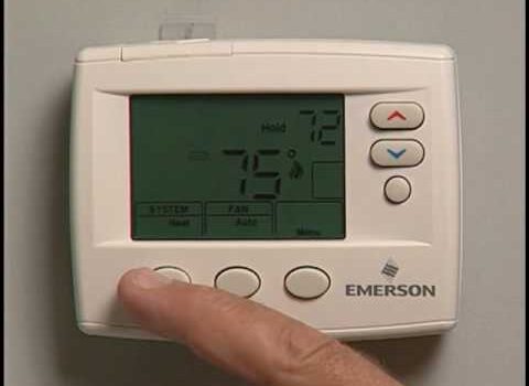 Emerson Ac Thermostat How to Use