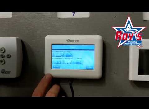 How to Reset Observer Thermostat