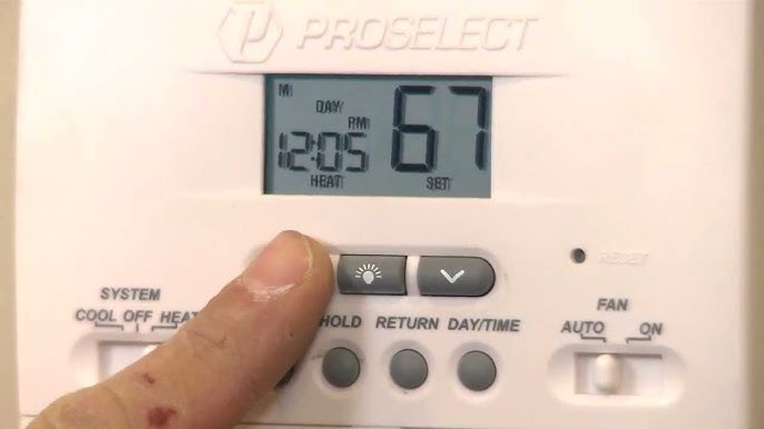 How to Set a Proselect Thermostat