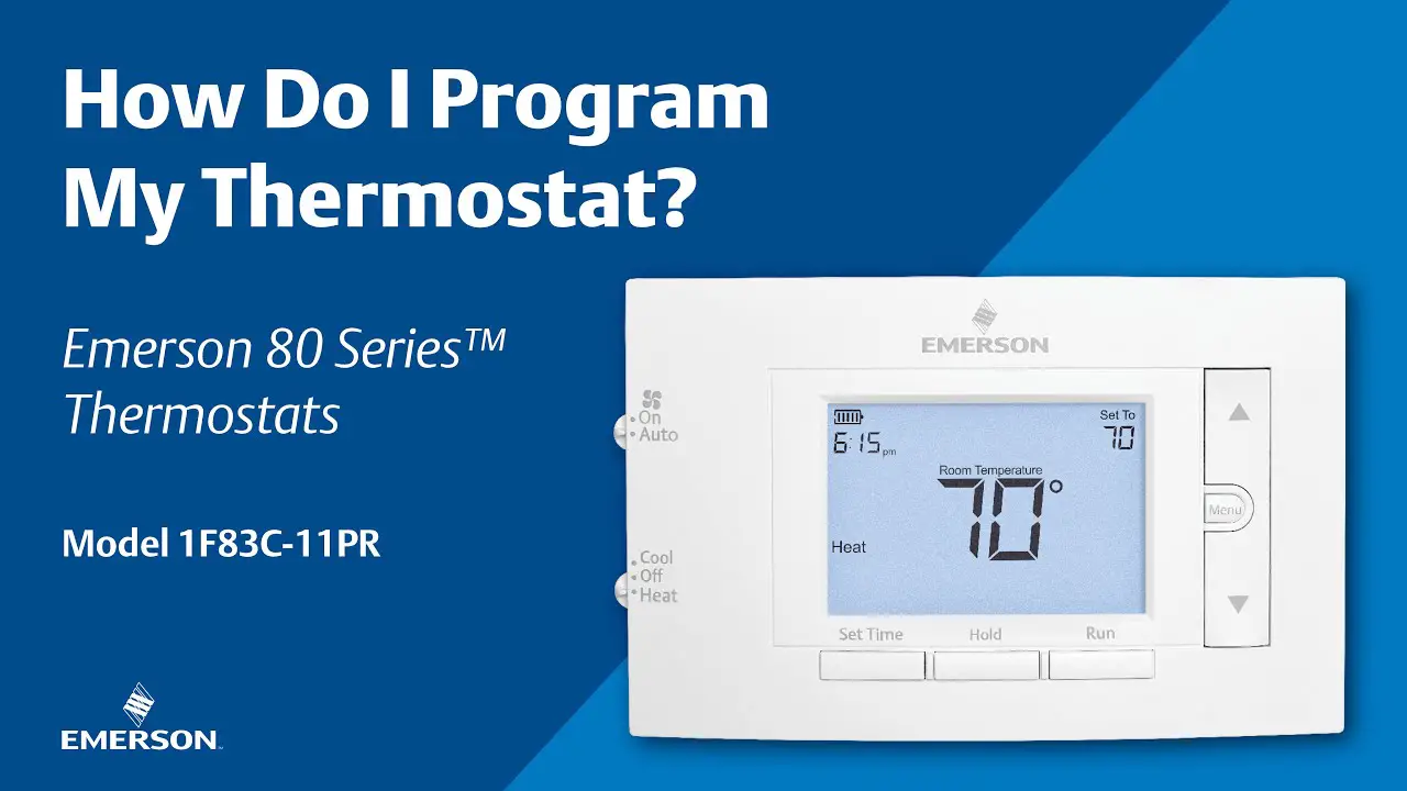 How to Set Up Emerson Thermostat