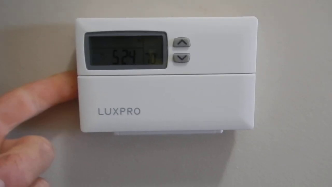 How to Use Luxpro Thermostat