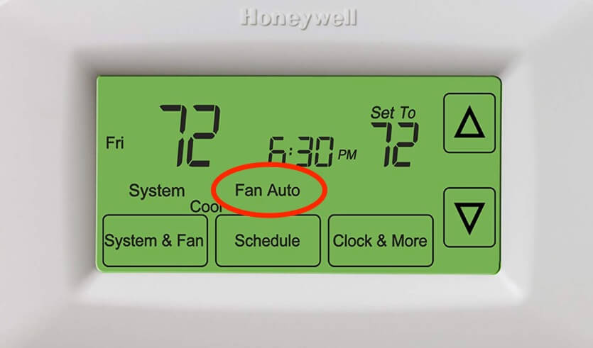 What is Fan Auto on Thermostat