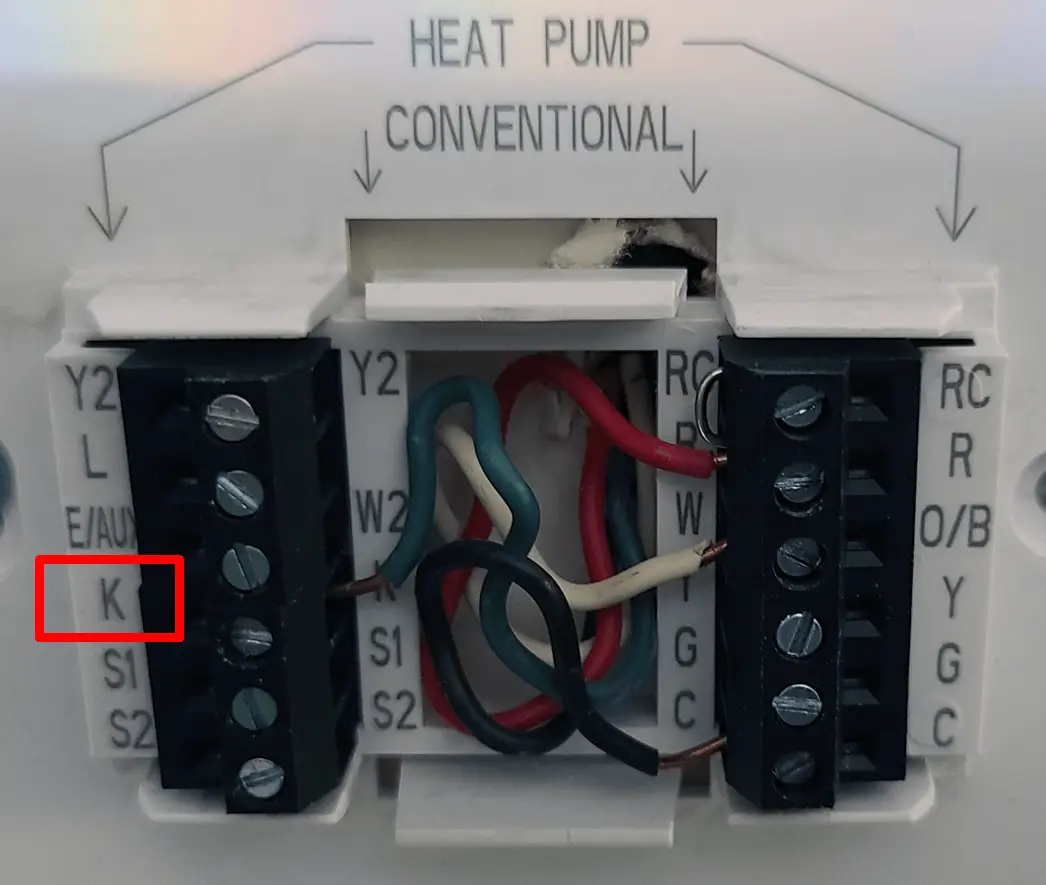 What is K Wire on Thermostat