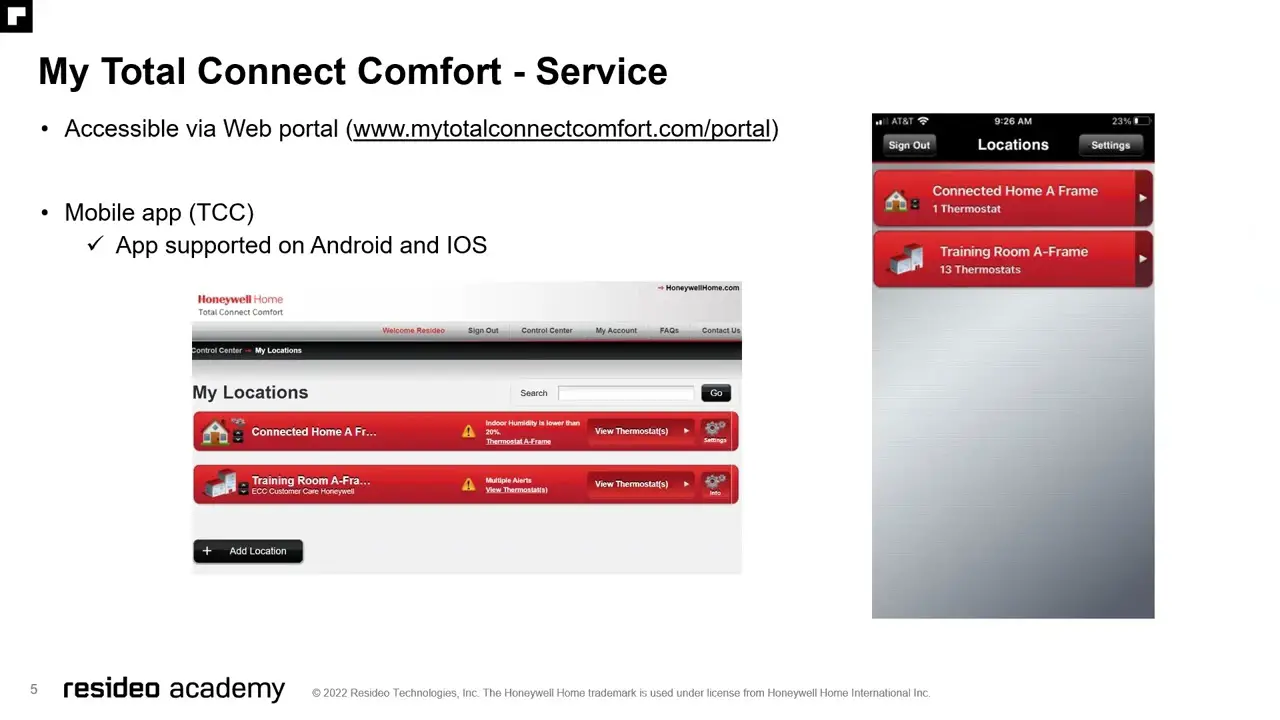 How Do You Add Thermostat Alerts in Total Comfort Connect