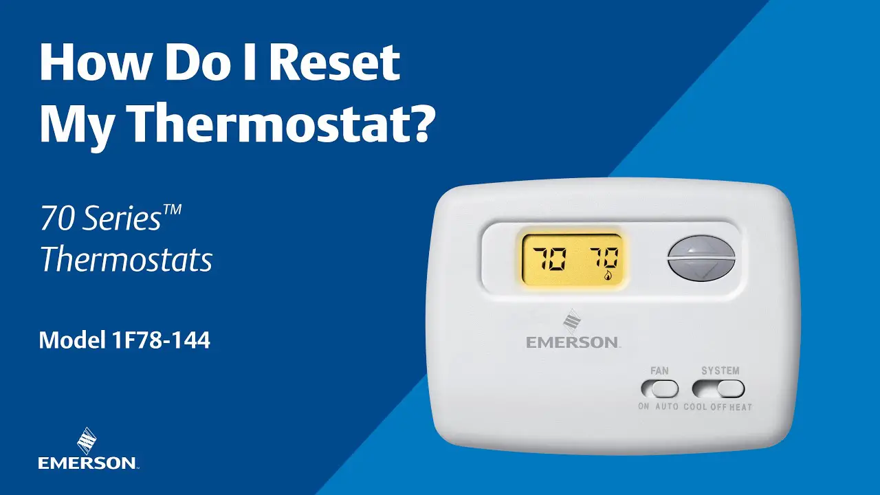 How Do You Reset a White Rodgers Thermostat