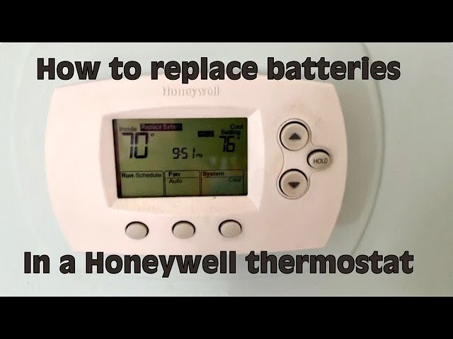 How to Replace Batteries on a Honeywell Thermostat
