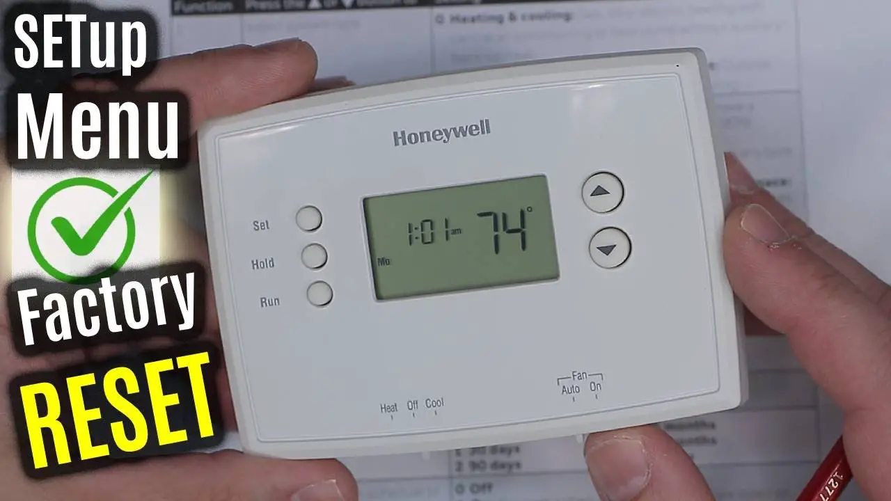 How to Reprogram a Honeywell Thermostat