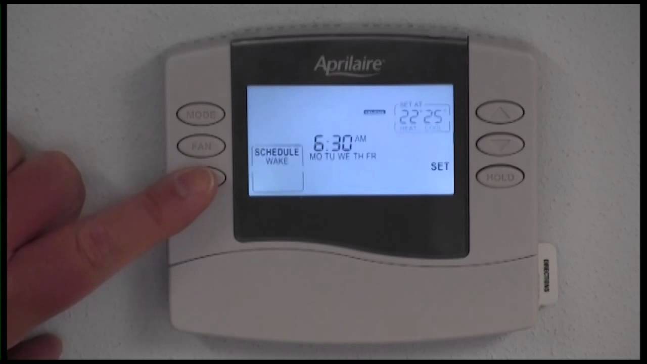 How to Reset Aprilaire Thermostat