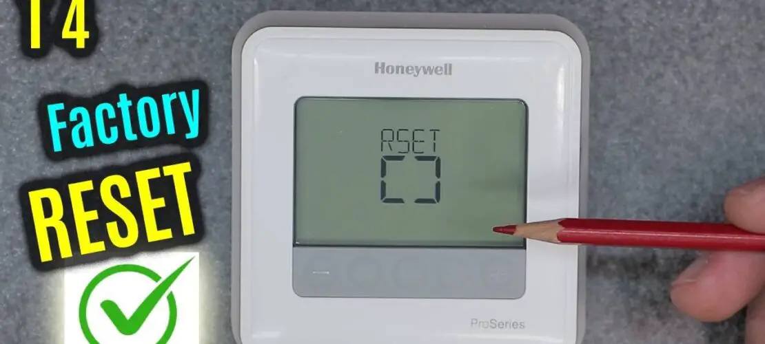 How to Reset Honeywell Pro Series Thermostat