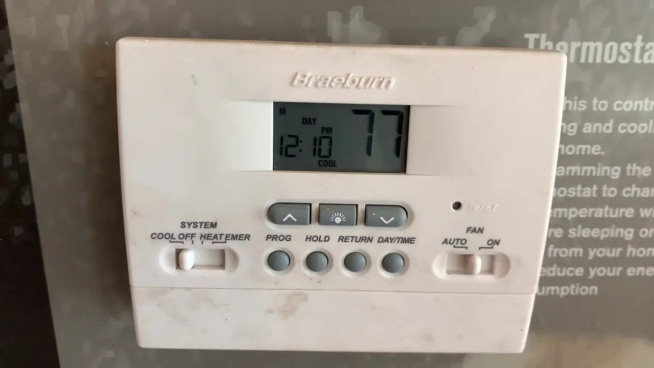 How to Set Braeburn Thermostat