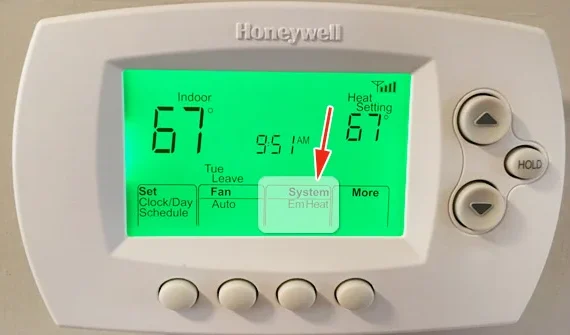 What Does Em Heat Mean on a Honeywell Thermostat