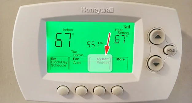 What Does Em Heat Mean on a Honeywell Thermostat
