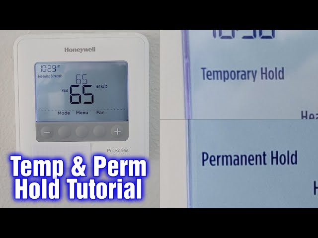What Does Temporary Hold Mean on Thermostat
