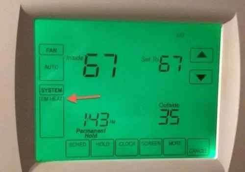 What is Em Heat on Thermostat