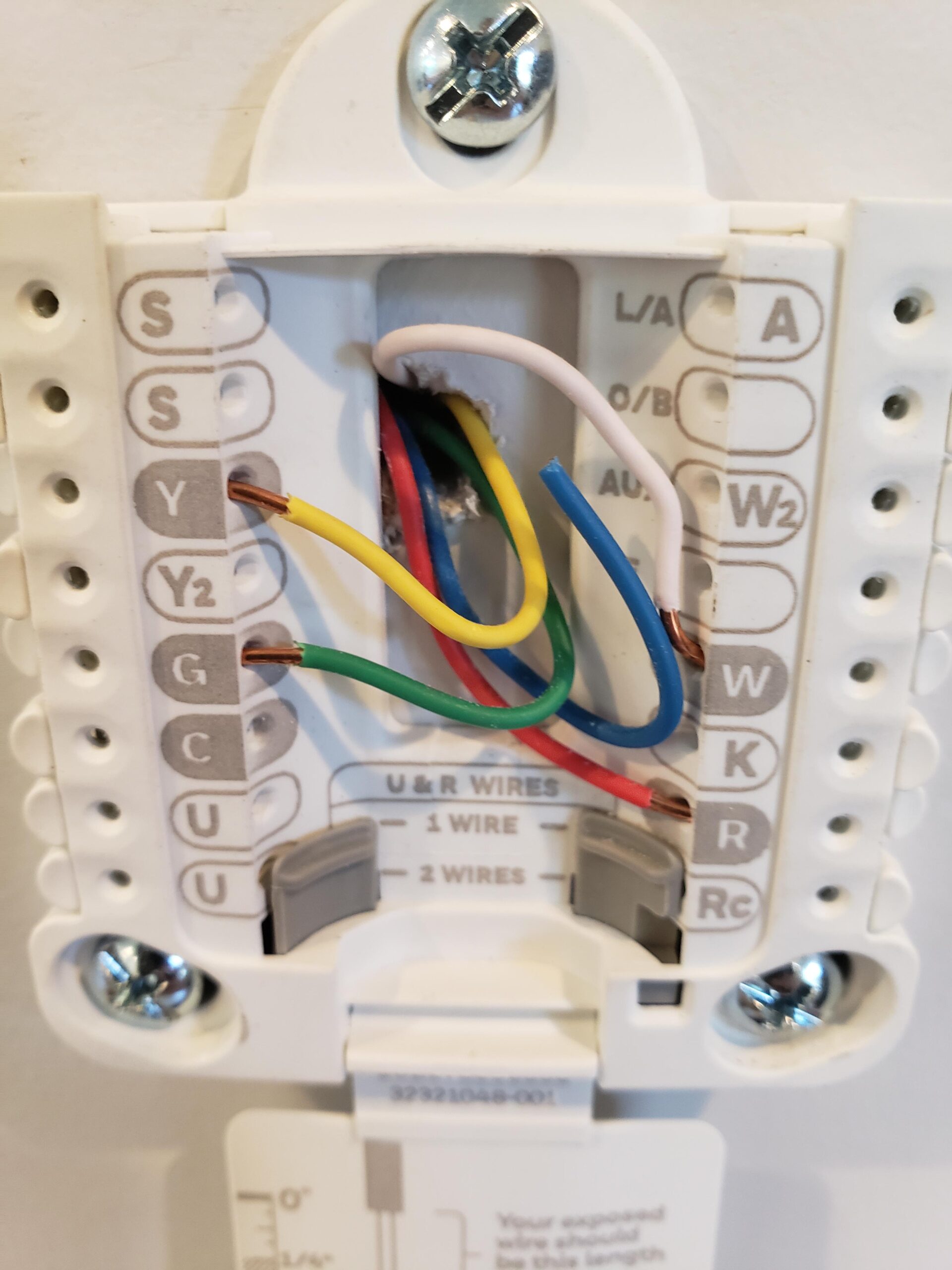 What is the Blue Wire for in a Thermostat