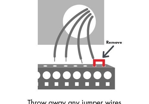 What is the Purpose of the Jumper Wire in Thermostat