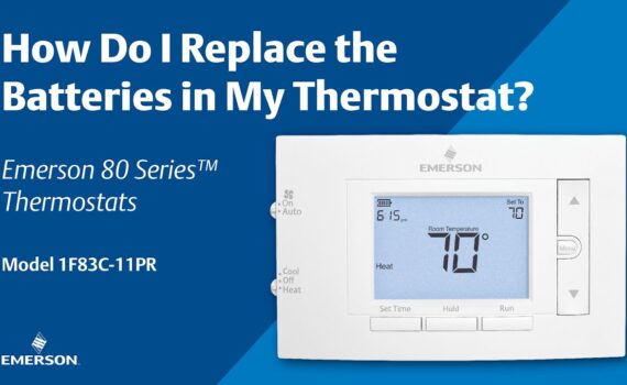 How to Change Battery in Emerson Thermostat