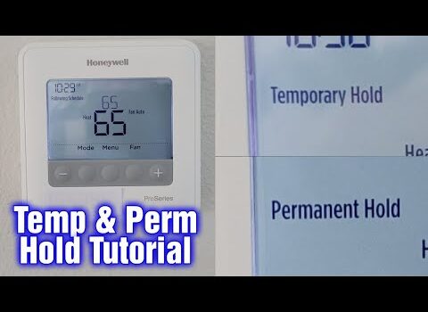 How to Turn on Permanent Hold on Honeywell Thermostat