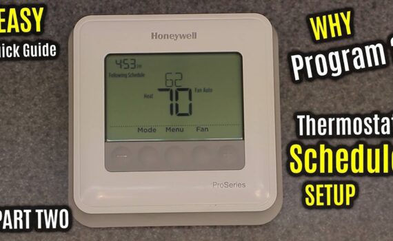 How to Program a Honeywell Proseries Thermostat