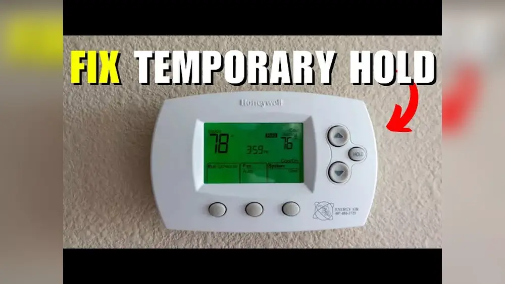 How to Remove Temporary Hold on Honeywell Thermostat
