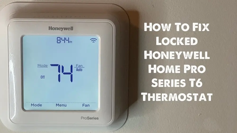 How to Unlock Honeywell Home Pro Series Thermostat
